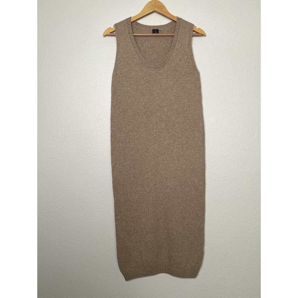 JaJaInTheMoment Wool Sleeveless Midi Dress Size Small Quiet Luxury Old Money